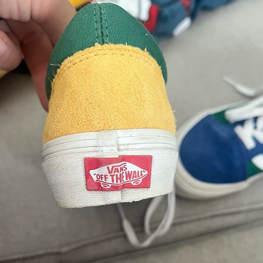 Children’s’ Vans Primary Colors Sneakers